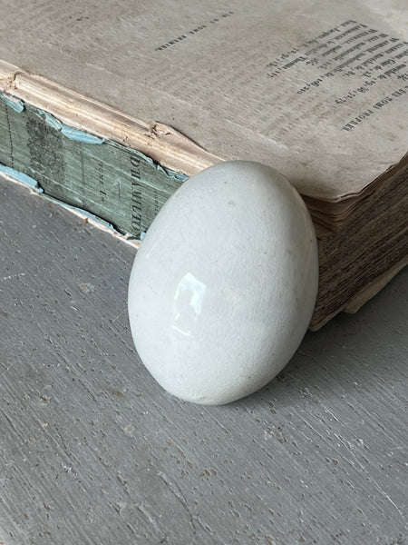 Antique Ceramic Dummy Egg