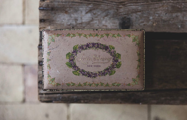 Vintage Louis Sherry Violette Vintage Sweet Tin