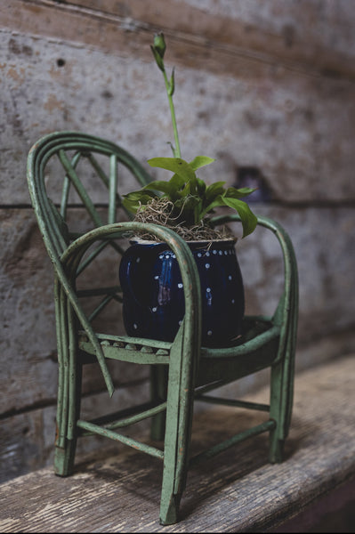 Vintage Small Green Chair