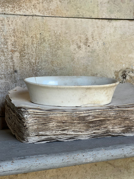 Vintage French Sweet Chippy Dish