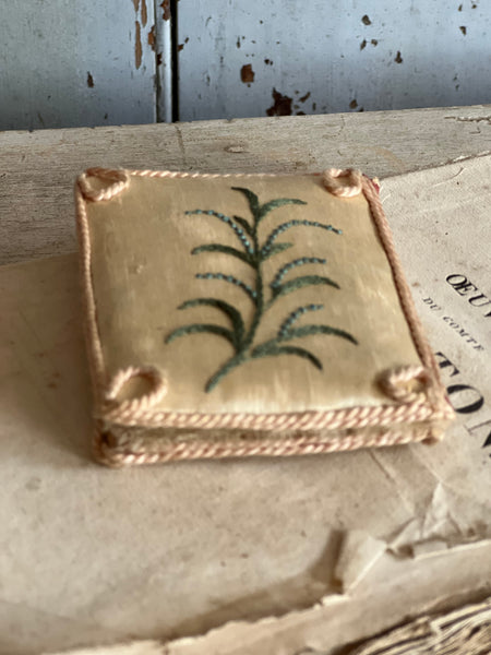 Vintage Silk Embroidered Needle