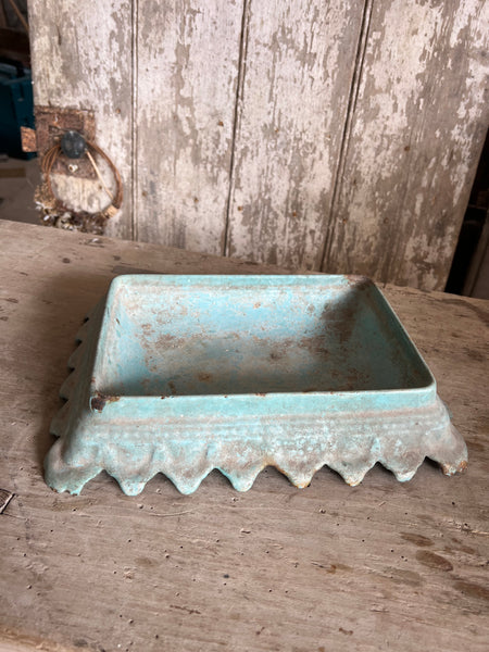 Vintage Cast Iron Enamel Dish