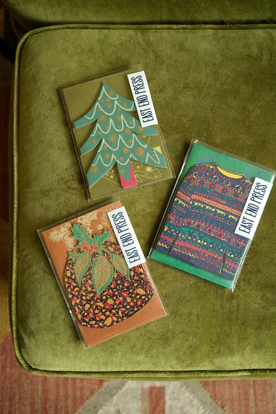 Christmas Pudding Concertina Card