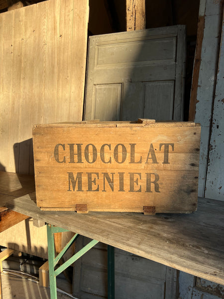 Vintage Chocolat Menier Crate