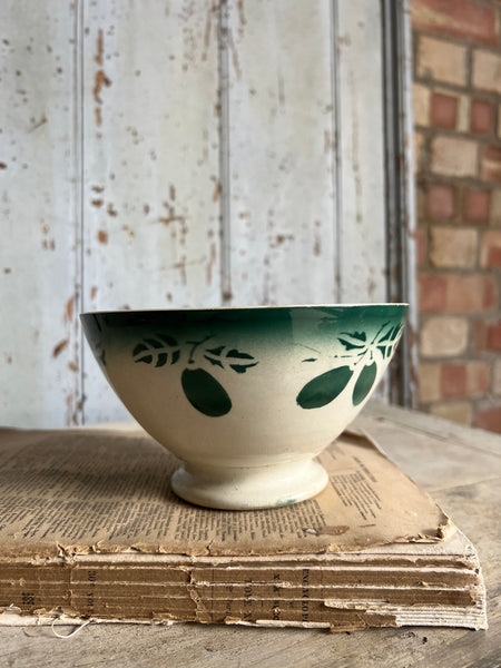 Crisp Stencilled Cafe Au Lait