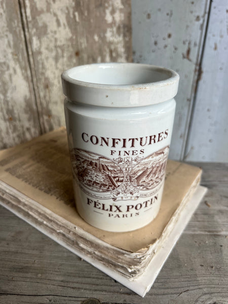Vintage French Felix Potin Jar