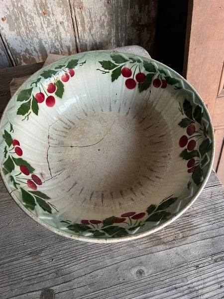 Vintage French Stapled Bowl