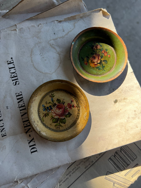 Sweet Vintage Hand Painted Plates
