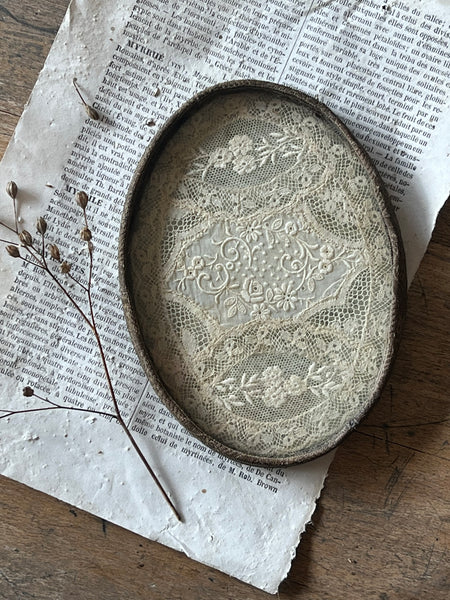 Sweet Vintage Glass Tray