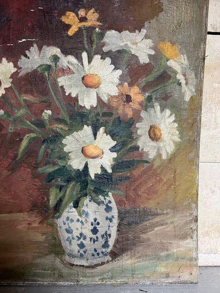 Floral Oil on Board