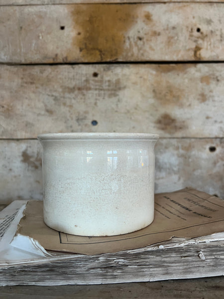 Antique Large French Wide Jar