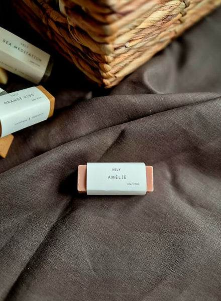Mini Soap "Amélie" With French Pink Clay