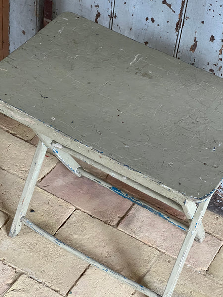 Beautiful Small Chippy Paint French Table