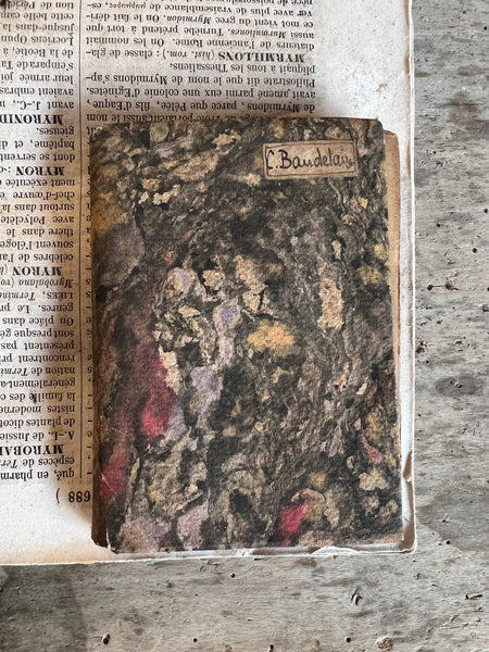 Antique Miniature French Book