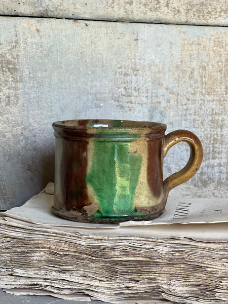Vintage French Handcrafted Mug