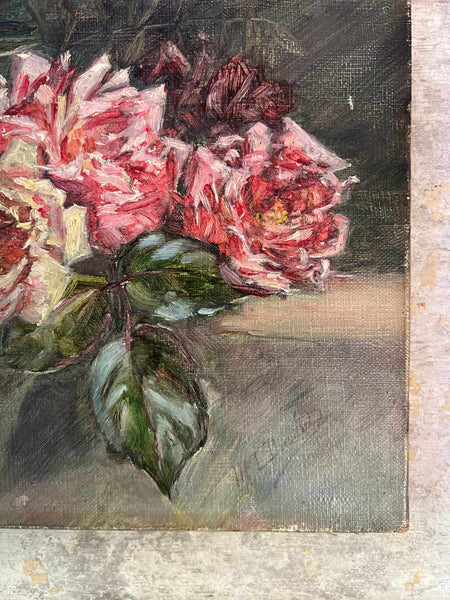 Beautiful Floral Oil on Canvas