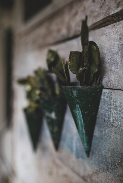 French Vintage Florist Cones
