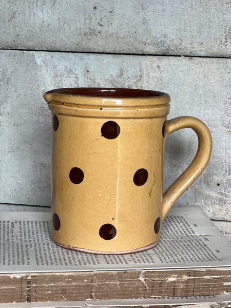 French Vintage Polka Dot Jug