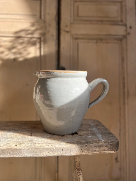 French Stoneware Handled Jug