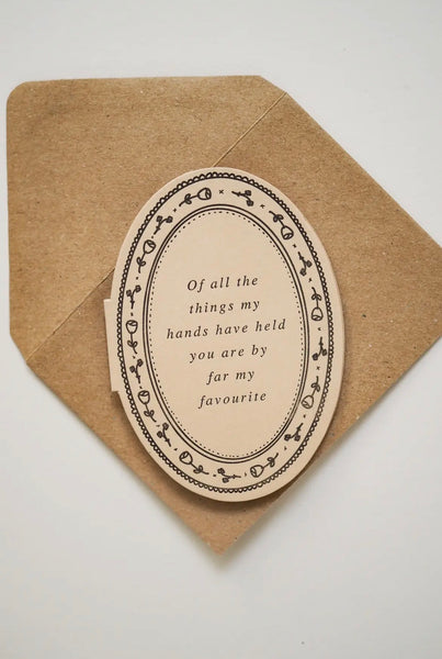 Of All the Things My Hands
Mini Card