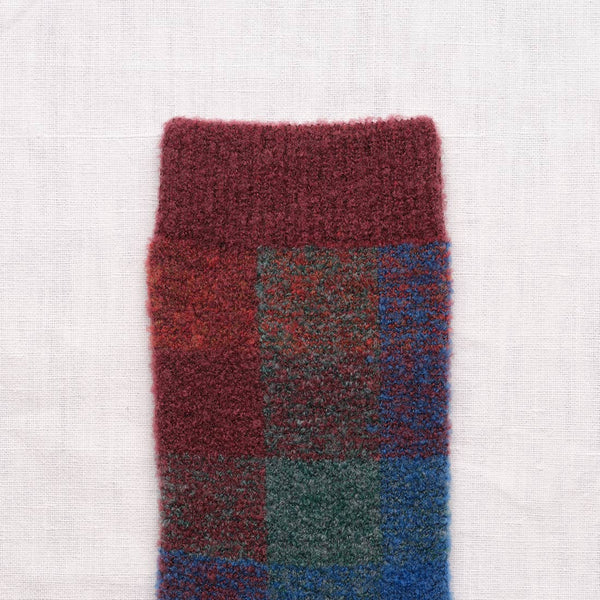 Bonne Maison Mousse Checks Socks