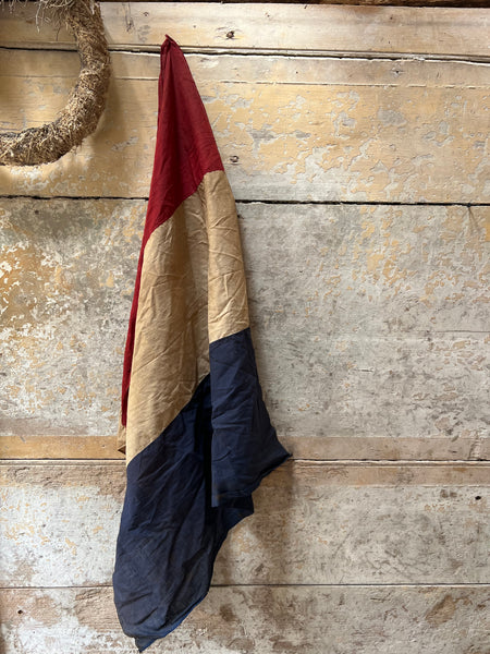 Vintage Rustic French Flag