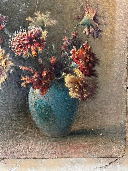 Floral Oil on Board