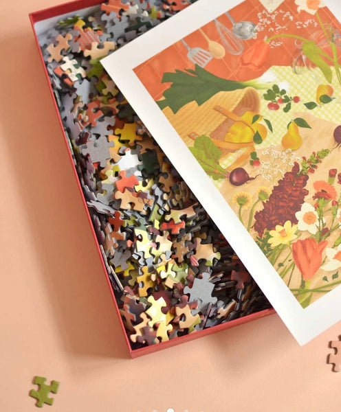 Jour Férié Back from the Market - 1000-piece puzzle