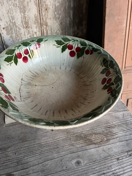 Vintage French Stapled Bowl