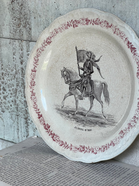 Vintage Joan of Arc Plate