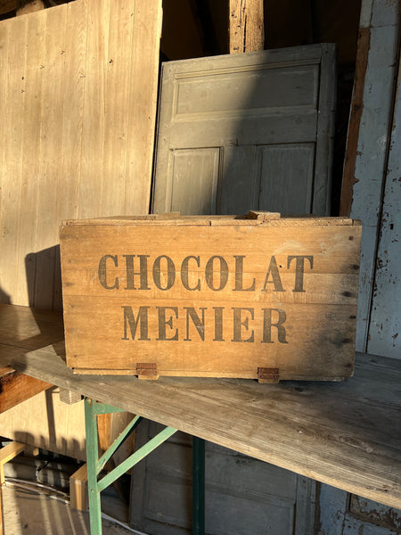 Vintage Chocolat Menier Crate