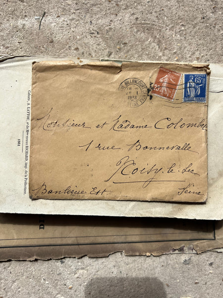Sweet Vintage French Envelope