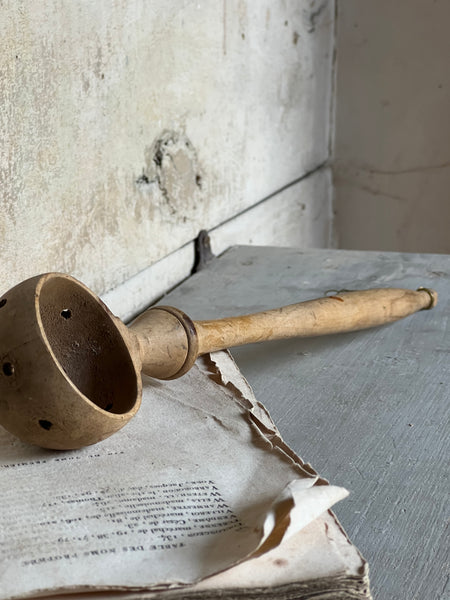 Vintage French Olive Spoon