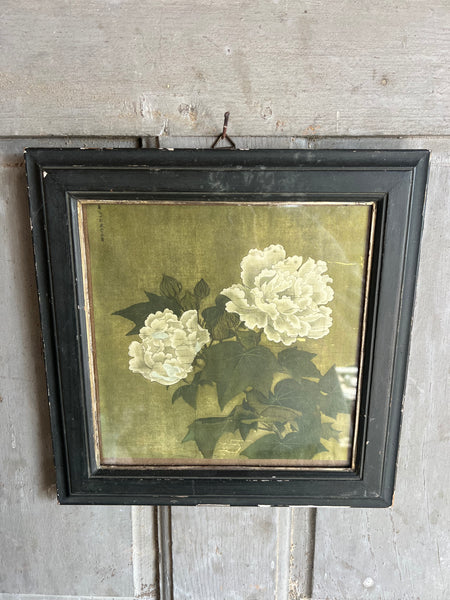 Vintage Framed Chinese Plate