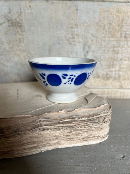 Mini Blue Detail Cafe au Lait bowls