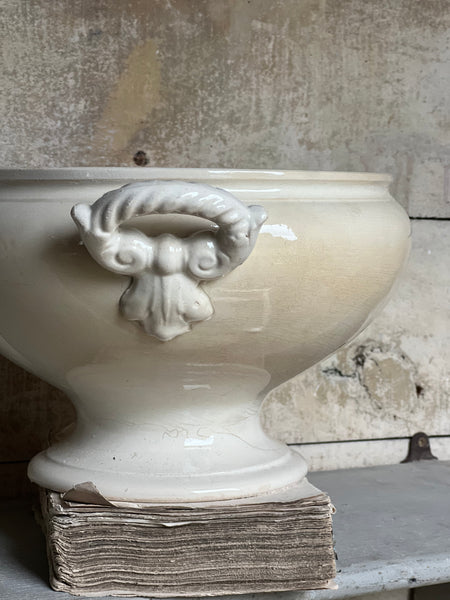 Crazed Vintage French Soupiere