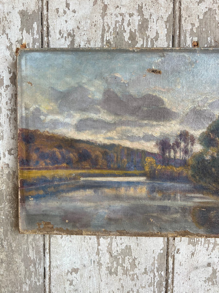 French Landscape Oil Painting