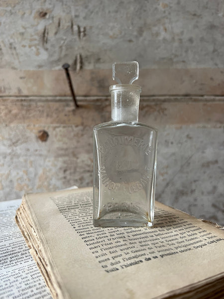 Vintage Parisian Glass Perfume Bottle