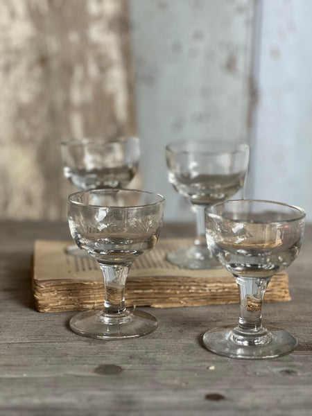 Collection of Sweet French Vintage Glasses