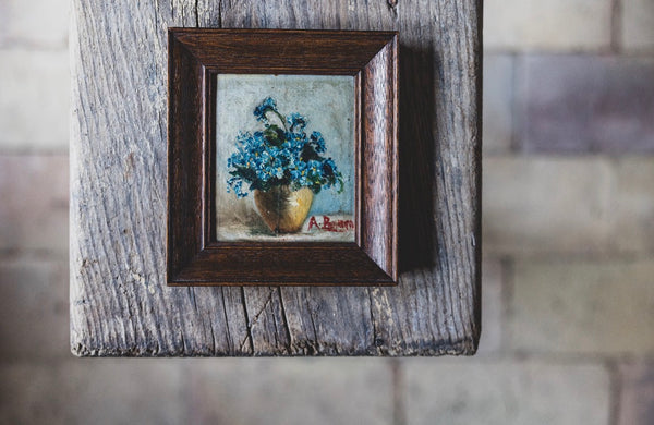 Sweet Framed Floral Oil