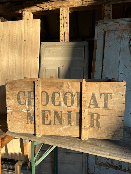 Vintage Chocolat Menier Crate