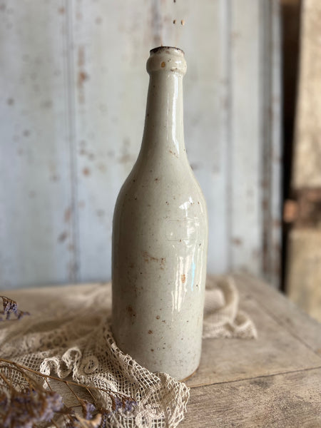 French Stoneware Bottle