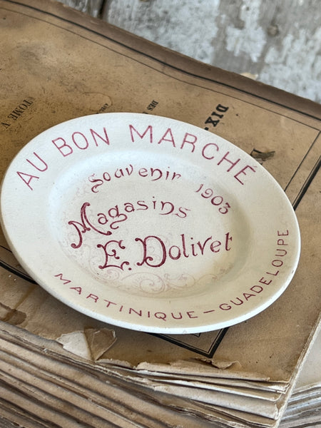 Bon Marché souvenir plate 1903
