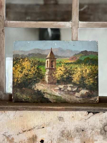 French Vintage Landscape Painting