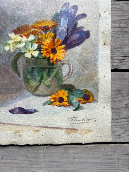 Beautiful Flower Watercolour Painting