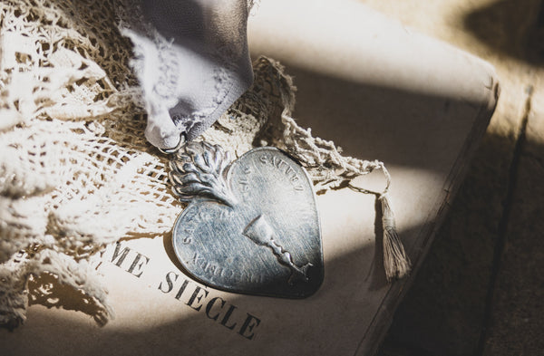 Vintage Sacred Heart Pendent
