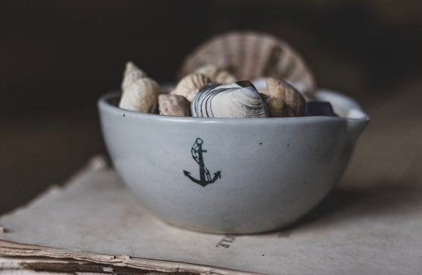 French Vintage Anchor Mortor