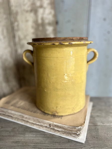 Antique Handled Preserves Pot