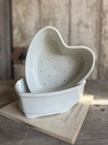 Large Heart Vintage Faiselle Cheese Mould