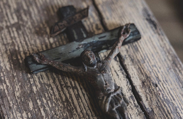 Antique Wooden Crucifix